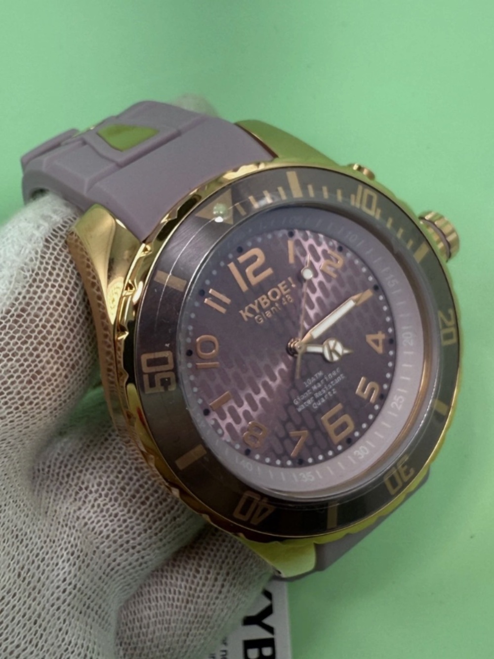 New KYBOE! Giant Mariner 48mm Lavender 10ATM Resistance Quartz Watch Unisex
